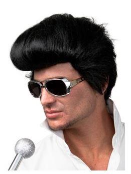 Wig Vegas Superstar 1960s/1970s Combover King of Rock Costume Accessory