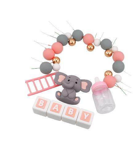 Cake Topper/Decorating Baby Girl Pink Set Its a Girl/Gender Reveal