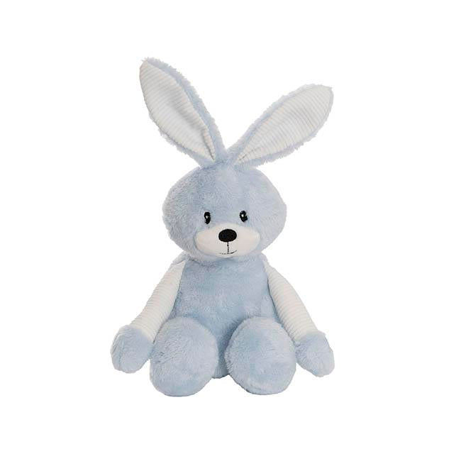 Baby Gift Set/Pack Bunny Flops Soft Toy and Blanket Blue 25cm x12cm x25cm