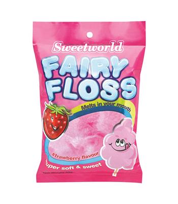 Confectionary Lollies Fairy Floss Sweetworld 15g