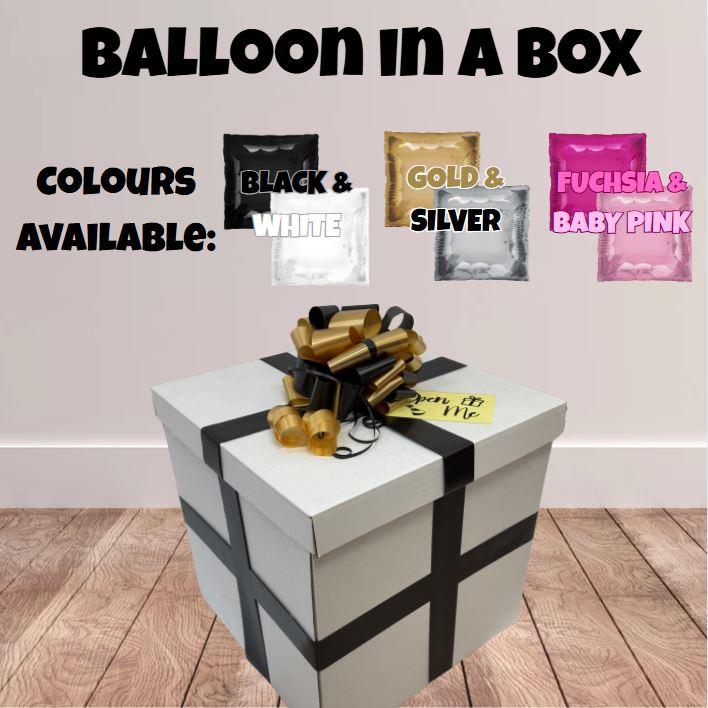 Balloon Bouquet Balloons in a Box