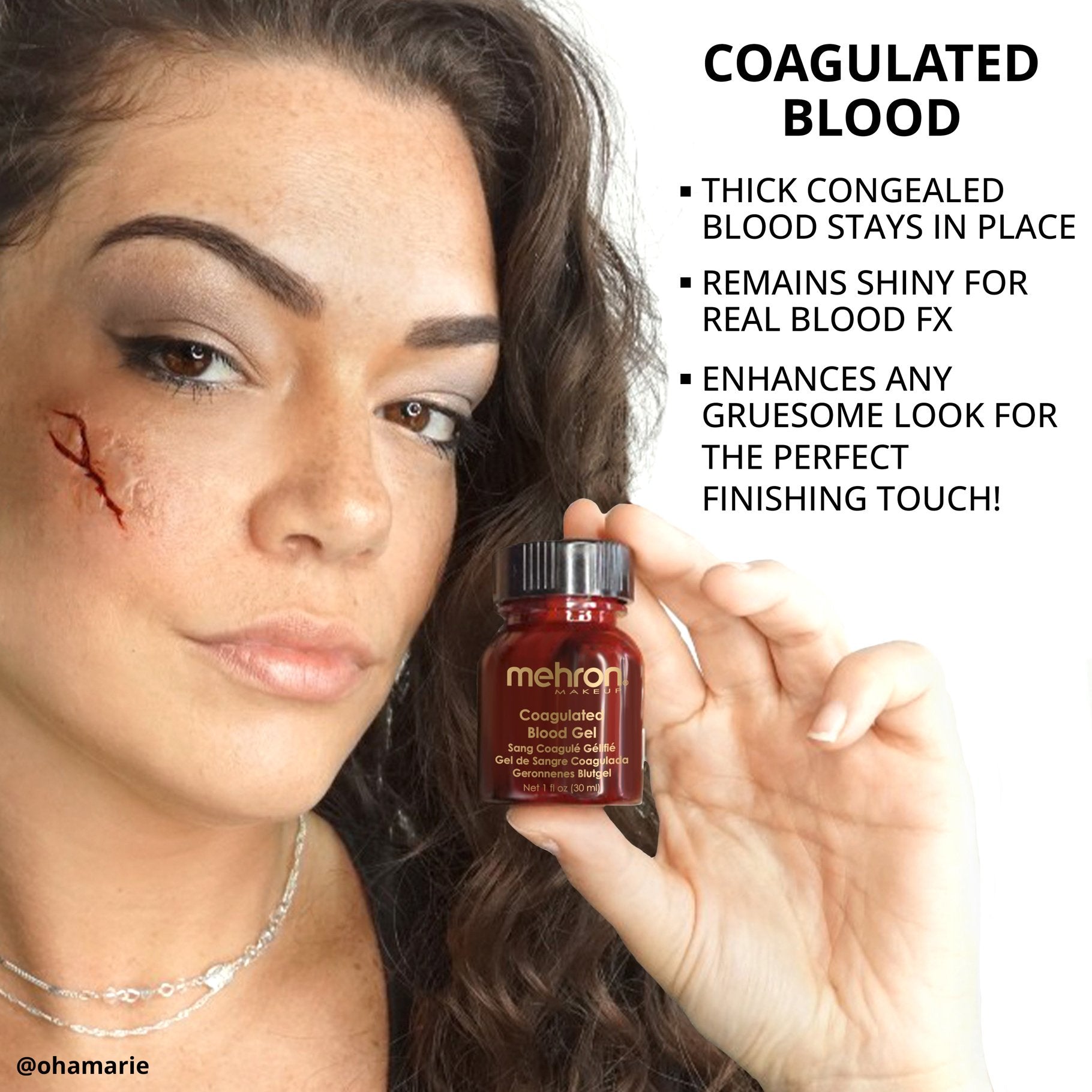 Make Up Special Fx Coagulated Blood Mehron 15gm Professional Quality