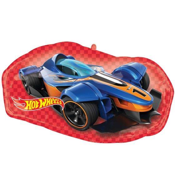 Balloon Foil Supershape Hot Wheels Car Racing 71cm X 45cm