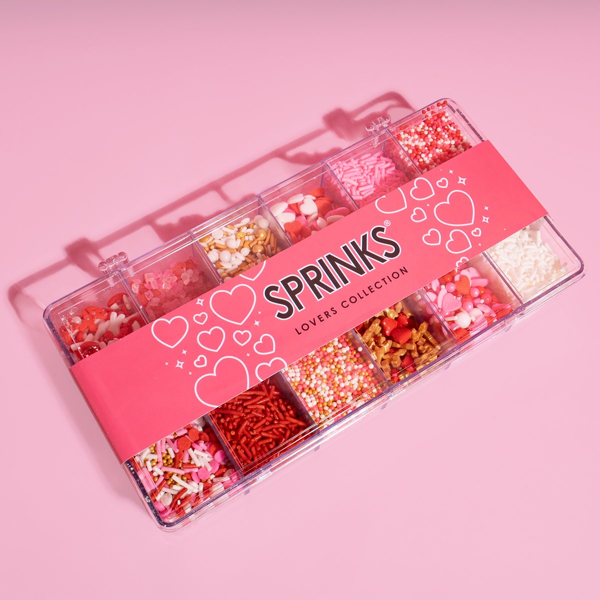 Edible Decorations Sprinkles Lovers Valentine Deluxe Collection 300g