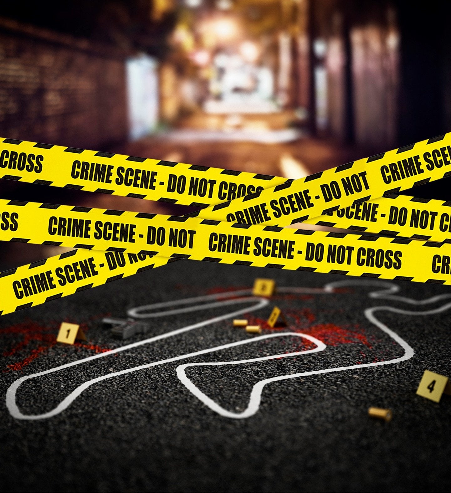 Crime Scene Tape 7.2M Costume Prop Decoration Police