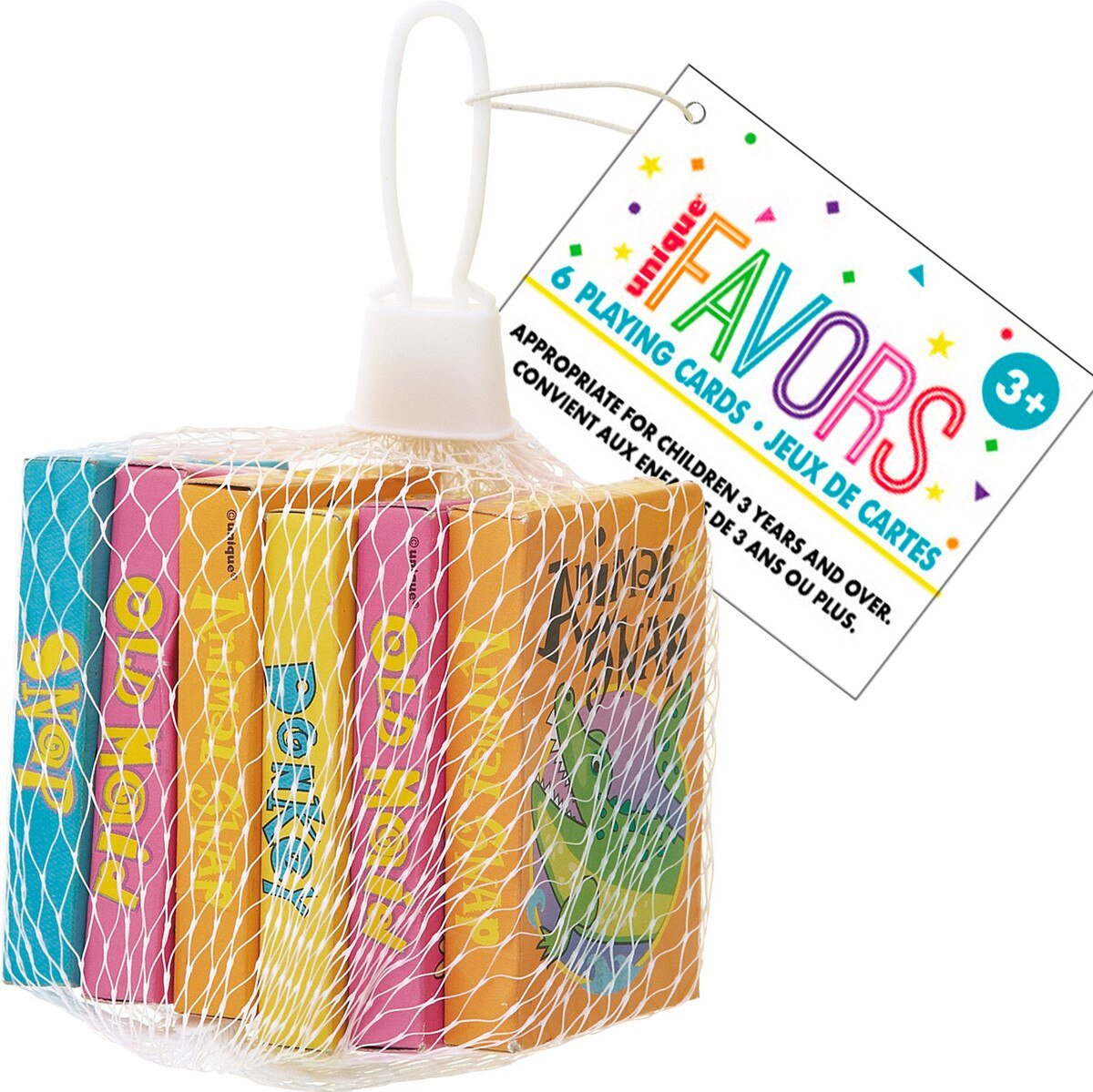 Value Party Loot Bag Favours Playing Cards Pk/6