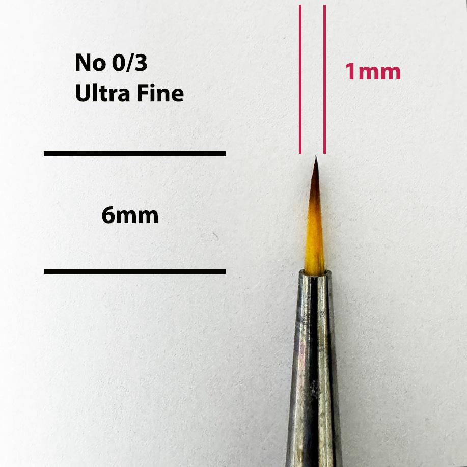 Paint Brush Detail Round Sweet Sticks
