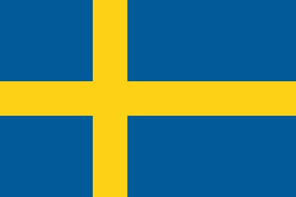 Flag Sweden 30x45cm Hand Waver - Last Chance