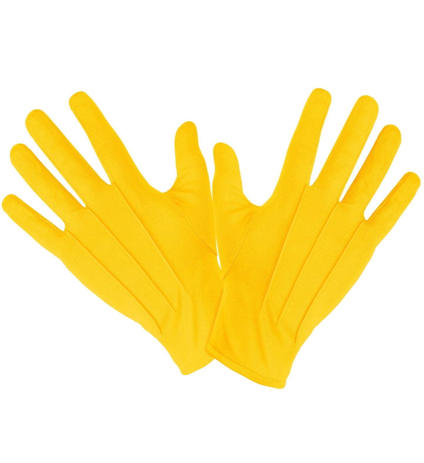 Gloves Short Yellow Adult Character Costume Accessory