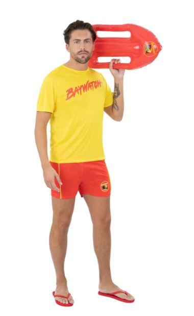 Costume Adult Baywatch Includes Inflatable Float