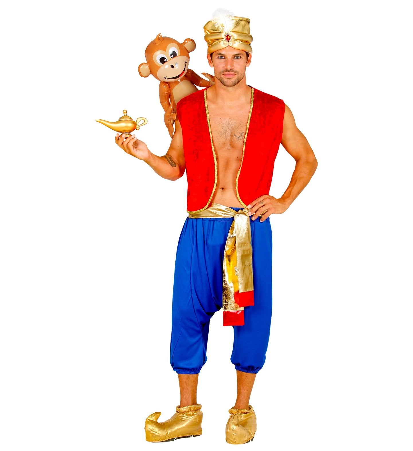 Shoe Covers Gold Maharaja & Arabian Genie Style