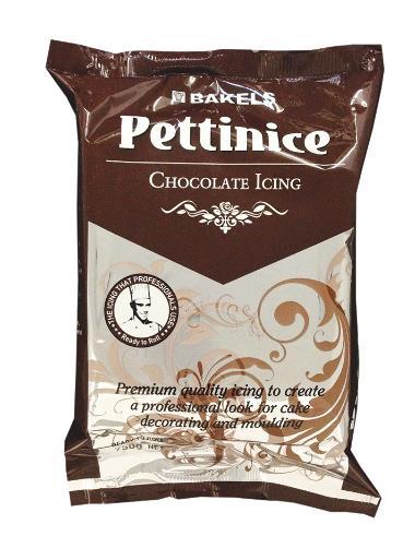 Bakels Pettinice Chocolate 750g Fondant