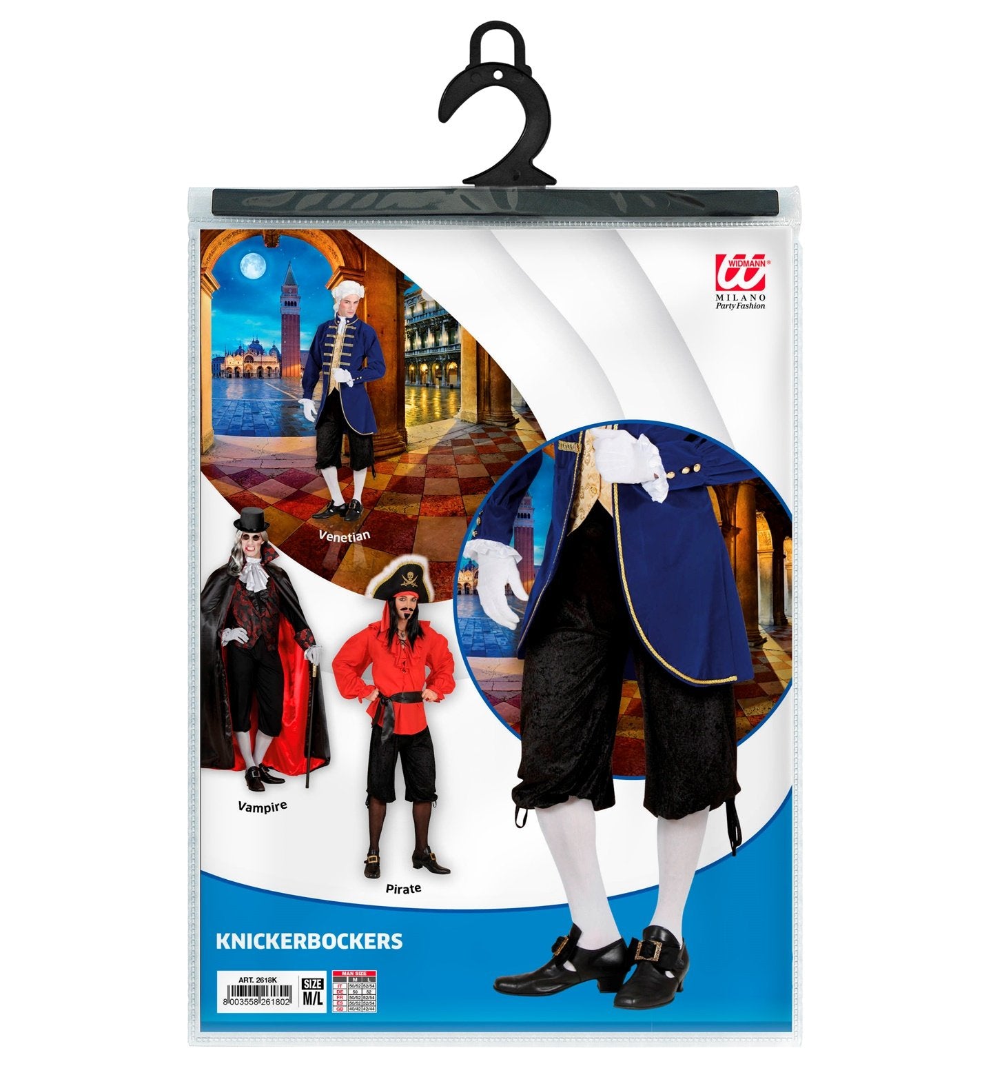 Costume Adult Black Knickerbockers/Pants Victorian English Gent/Pirate