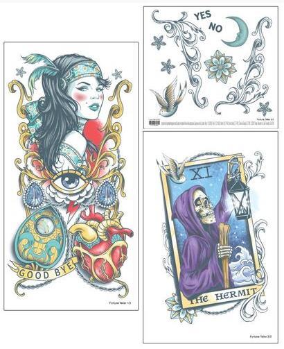 Tattoo Sleeve Fortune Teller For One Arm Tinsley Deluxe