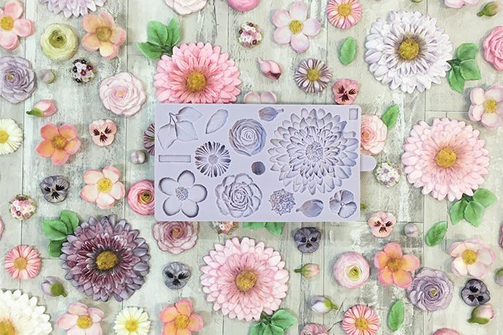 Mould Buttercream Flowers Karen Davies