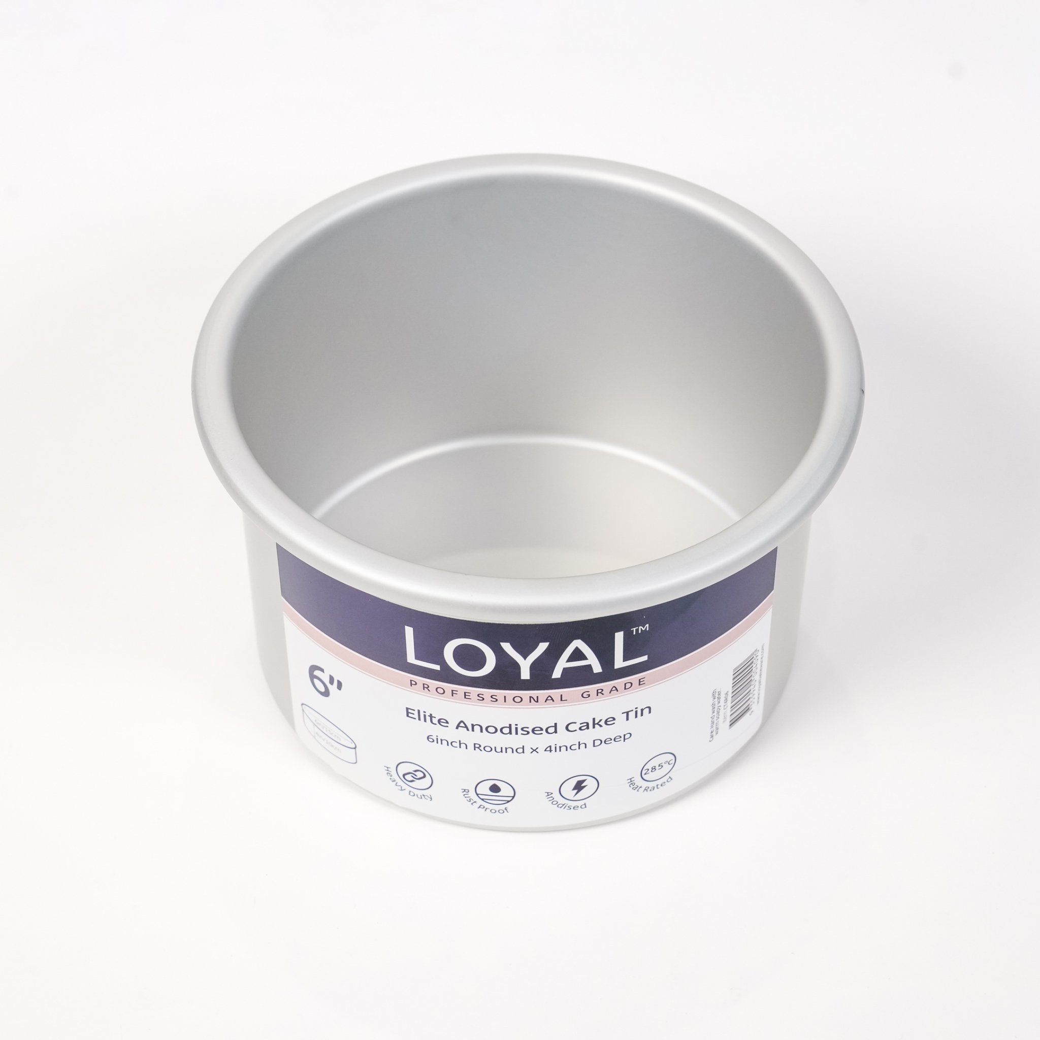 Tin LOYAL Elite 6 Inch Diameter X 4 Inch Deep