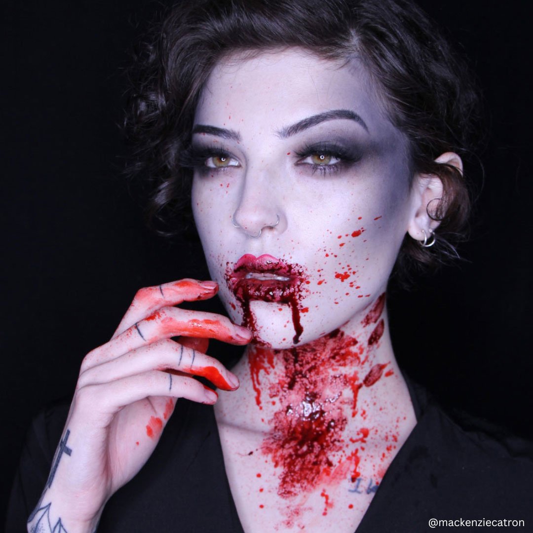 Make Up Palette Tri-Colour Face/Body Paint Vampire Kit Professional Mehron