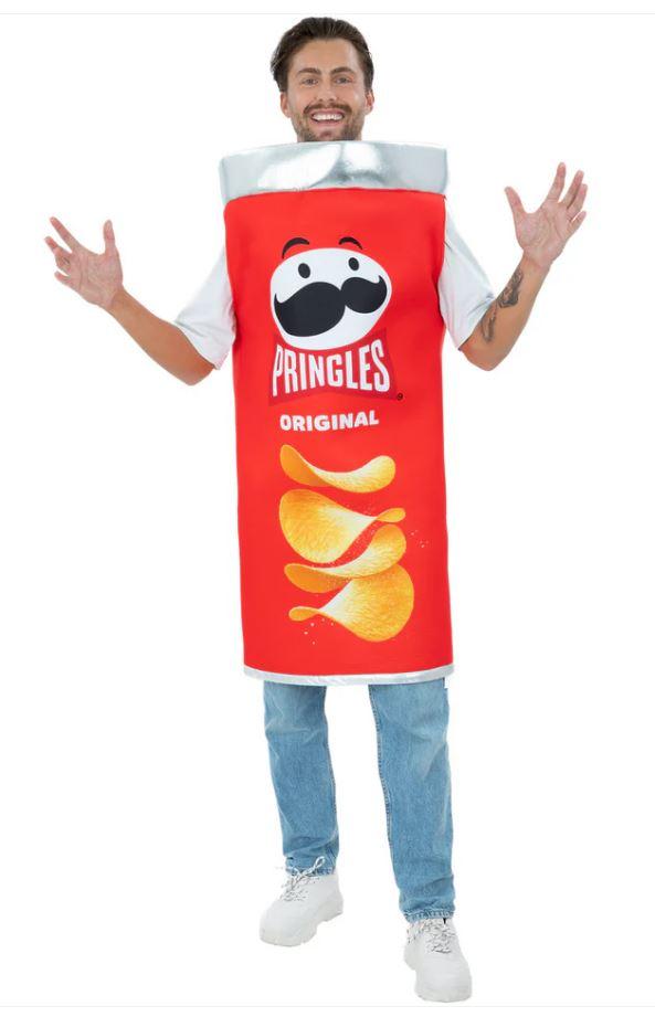 Costume Adult Food Potato Chips Pringles Original Can