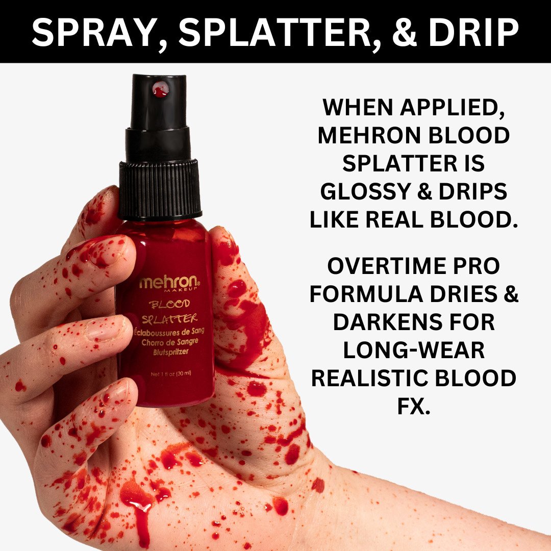 Make Up Special Fx Blood Splatter/Pump Spray Bottle 30ml Professional