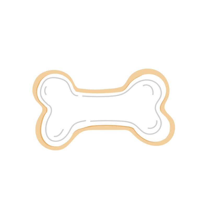 Cookie Cutter Animal Dog Bone