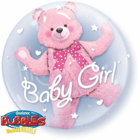 Balloon Bubble Double Baby Bear Girl 61cm discontinued line