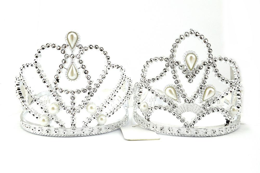 Tiara Diamond & Pearl Silver Princess/Queen/Fairy