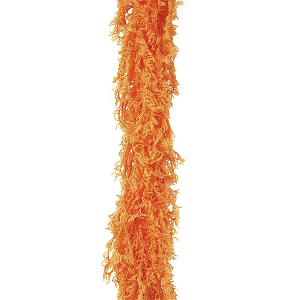 Orange Team Spirit Polyester (Not Feathers) Boa Budget