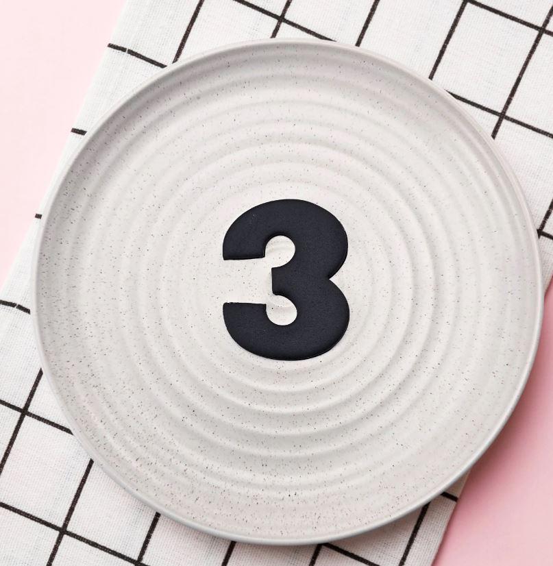 Number Wide Version Cookie/Biscuit Cutter Full Set 70m