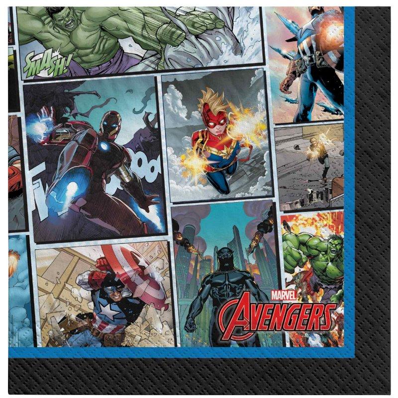 Avengers Powers Unite Beverage Napkins Pk/16