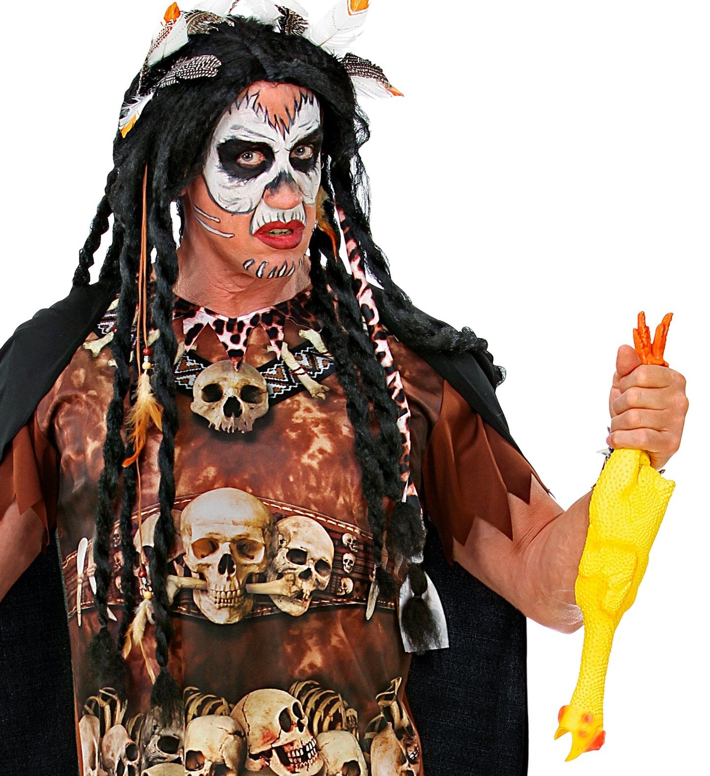 Plucked Fake Rubber Chicken / Rooster/ Hen Joke 50cm Long