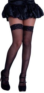 Costume Accessory Pantyhose/Stocking Thigh High Fishnet Black