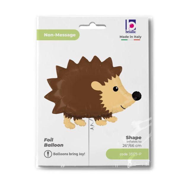 Balloon Foil Shape Woodland Hedgehog 91cm