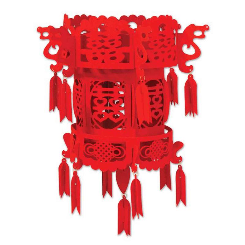 Chinese Palace Felt Lantern Good Luck New Year Large 45cm Deluxe