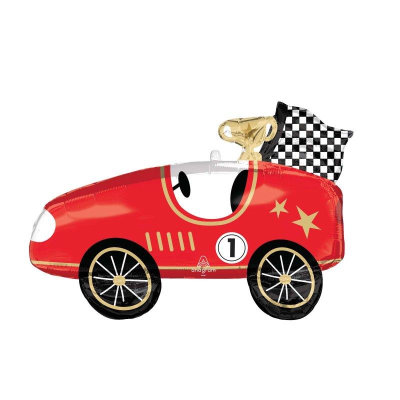 Balloon Foil Super Shape Motor Race Car 78cm x 50cm
