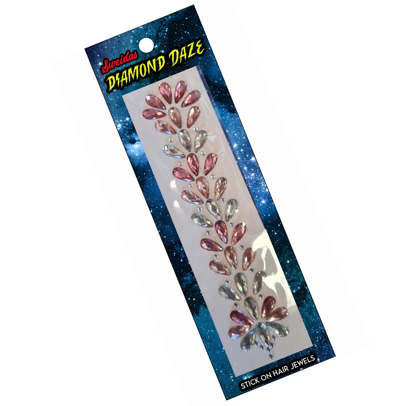 Adhesive Hair Jewels Bohemian Rose Gold