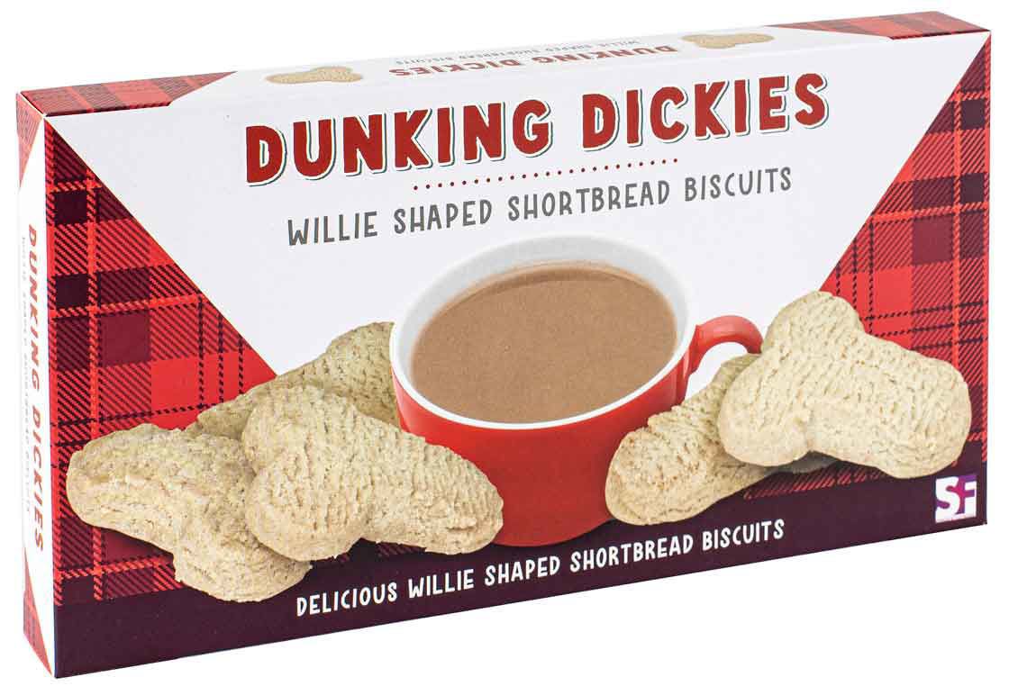 Hens Night Dunking Dickies Shortbread Biscuits Pk/12 130g
