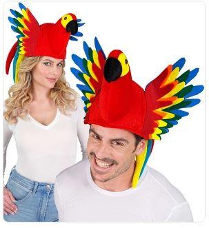 Hat Animal Bird Parrot Colourful
