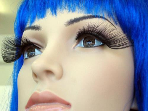 Costume False Eyelashes Black Long Dramatic Deluxe