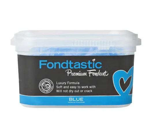 Fondtastic Premium Fondant Blue 250g Cake Decorating