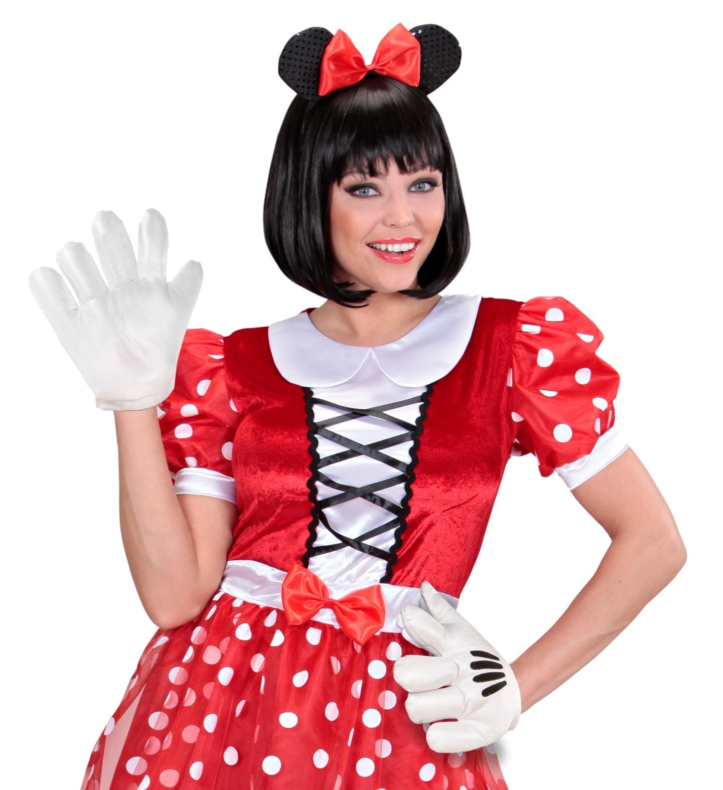 Costume Accessory Gloves White Jumbo Cartoon Character (A Pair)