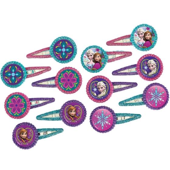 Frozen 2 Hair Clips Pk 12