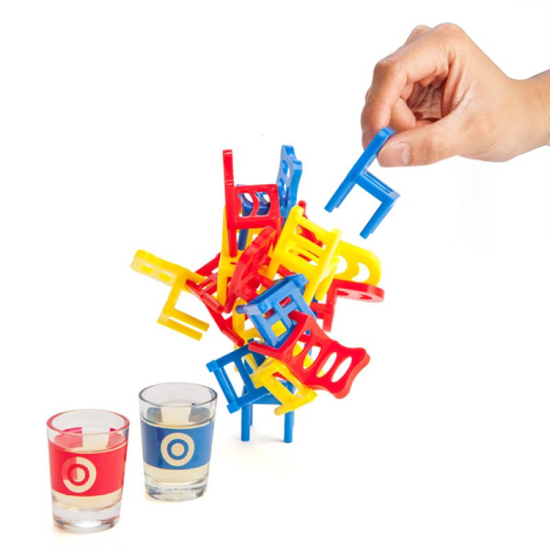 Drinking Game Balancing Stacking Chairs
