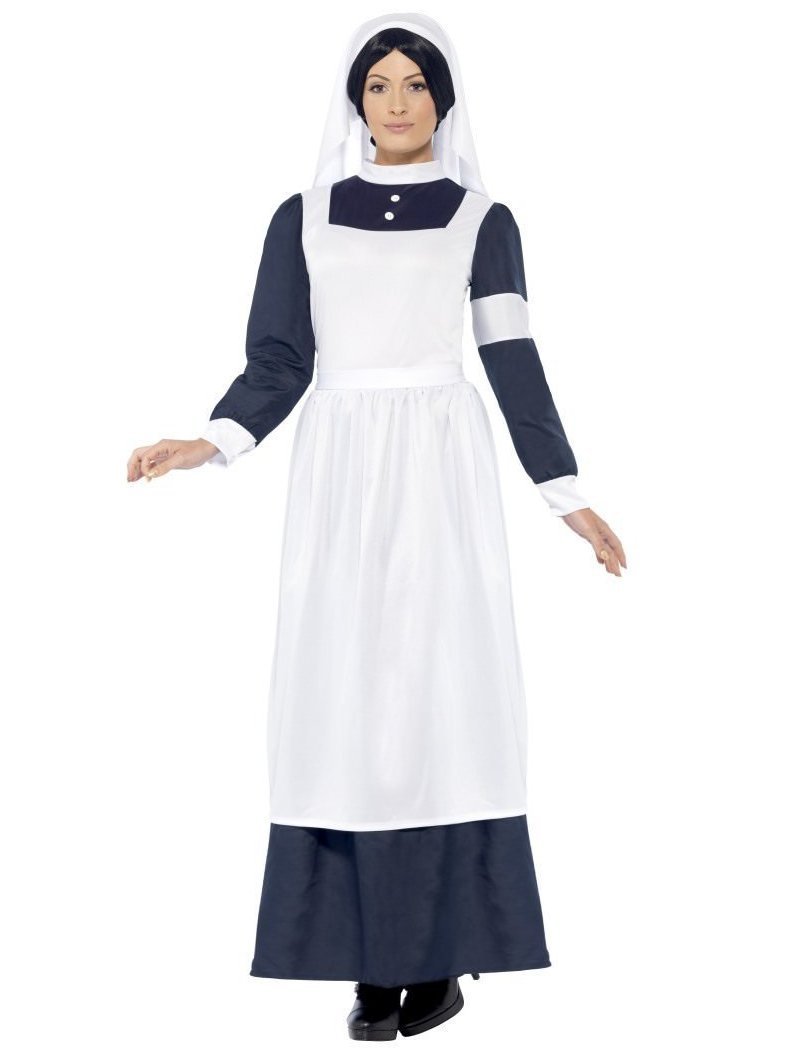 Costume Adult Nurse The Great War 1800s/1900s Medical Emergency Medium