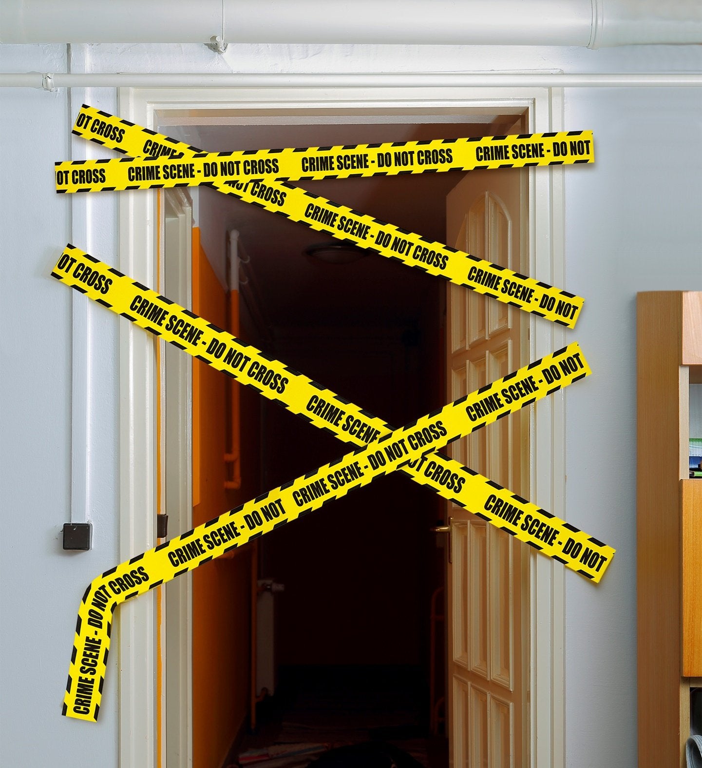 Crime Scene Tape 7.2M Costume Prop Decoration Police