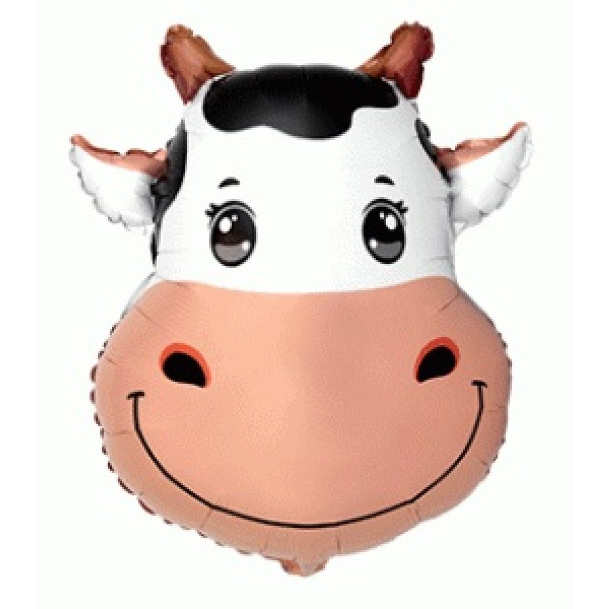 Balloon Foil Shape Animal Farm Western Rodeo Cow 56cm x 56cm