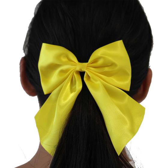 Yellow Team Spirit Hair Bow Sports Supporter
