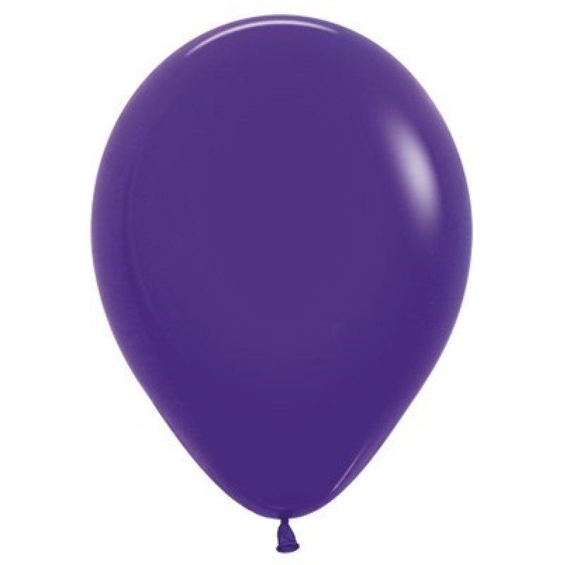 Latex Balloons 30cm Fashion Purple Violet Pk 100