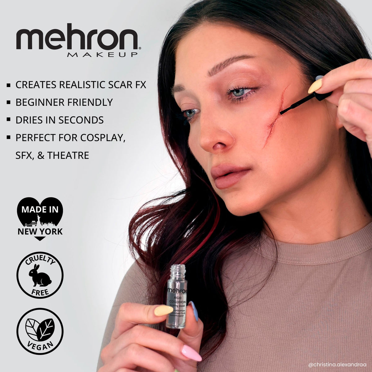 Makeup Special Fx Rigid Scarring/Collodion Liquid 4ml Mehron Professional