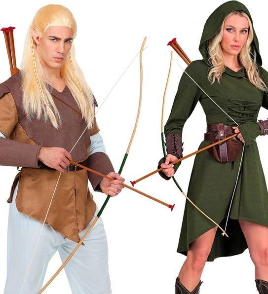 Weapon Prop Novelty Costume Archery Bow & Arrow Native American Indian Set