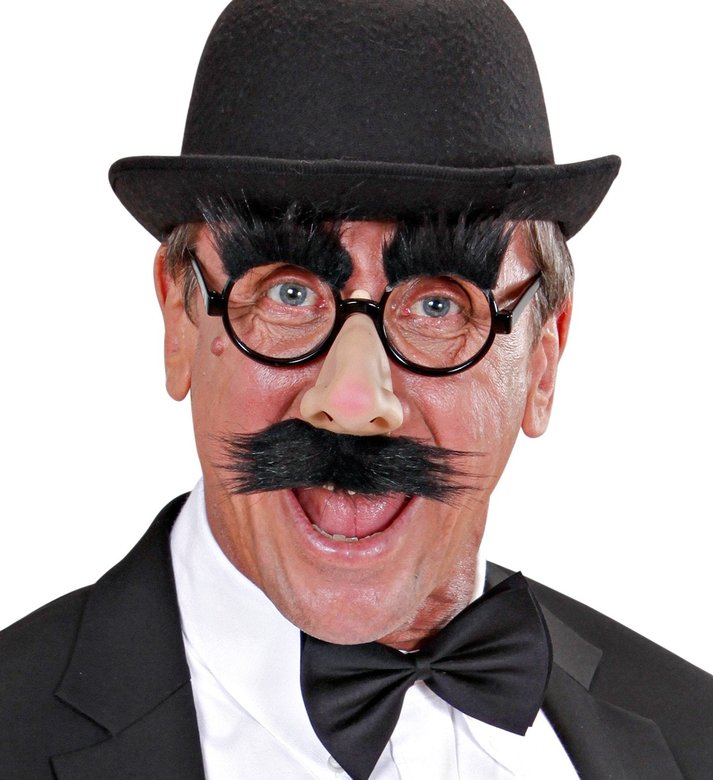 Glasses Groucho/Oktoberfest With Nose Moustache & Eyebrows Assorted Styles